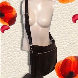 Prada Crossbody Messenger Bag in Calf Leather